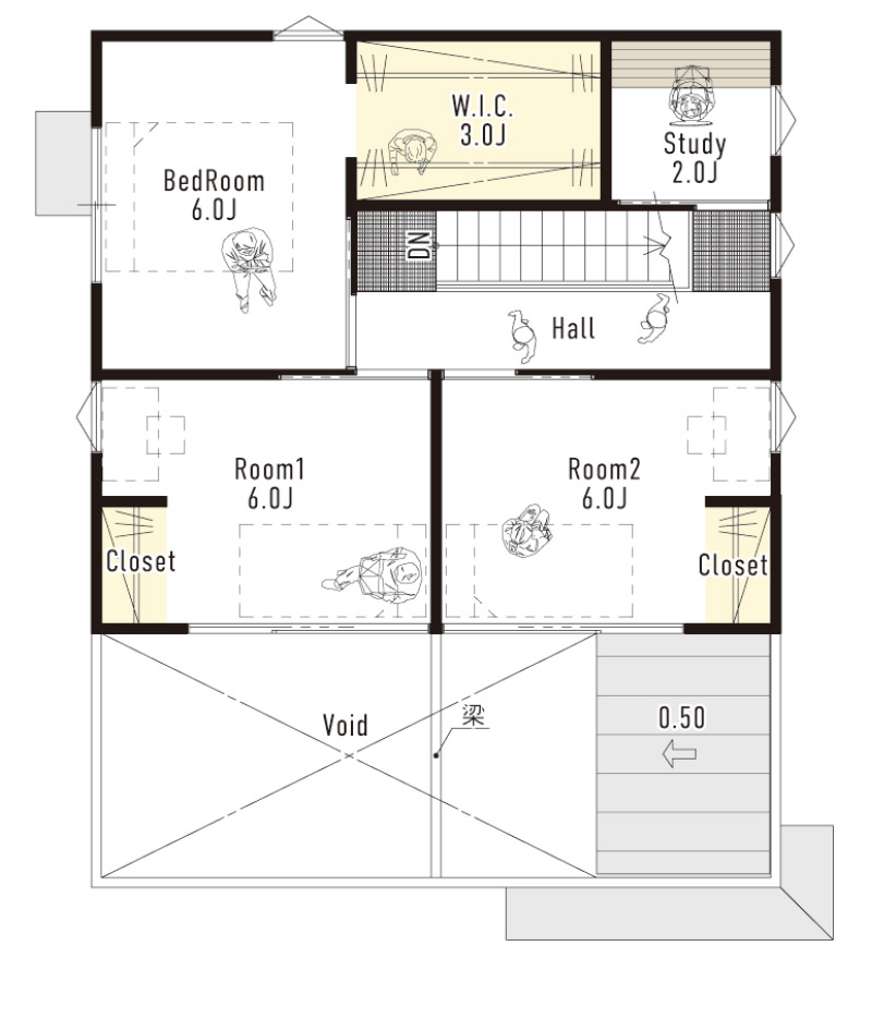 Retreat Style リトリートスタイル 2階プラン